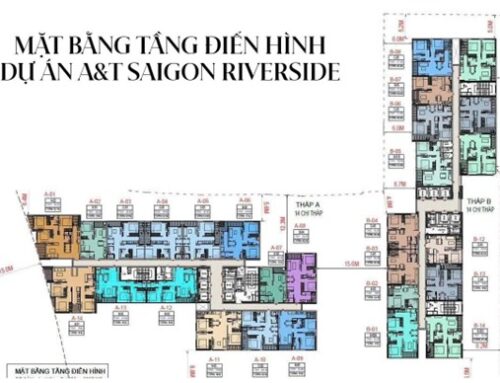 Mặt bằng dự án A&T Saigon Riverside – Chi tiết