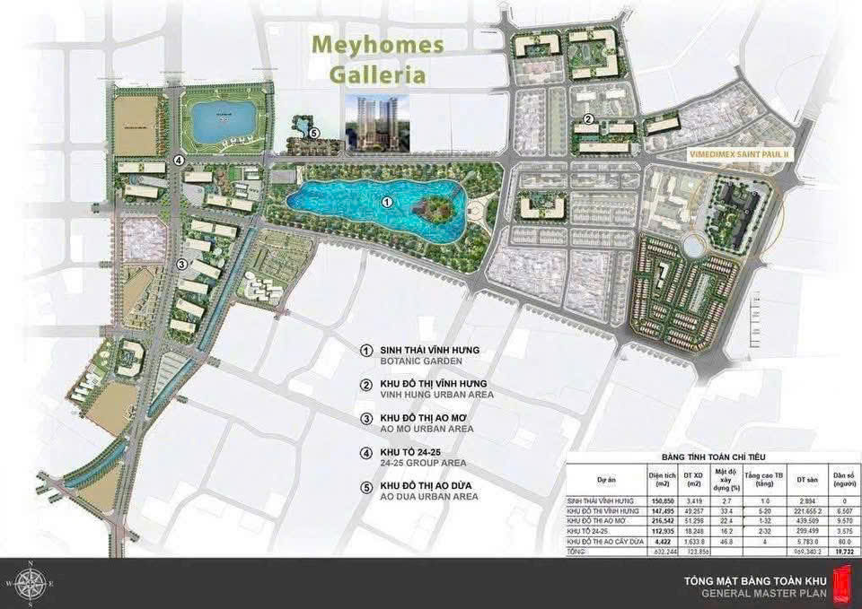 Mặt bằng Dự án Rivea Hanoi Residences