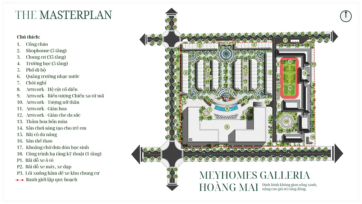 Mặt bằng Dự án Rivea Hanoi Hoang Mai