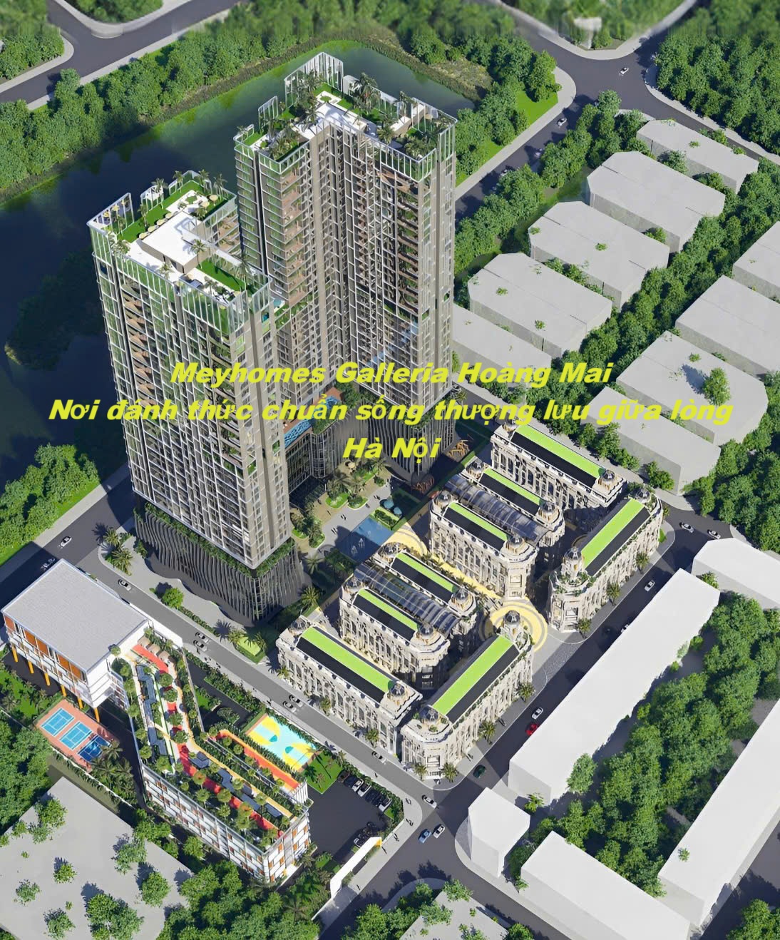 Tiện ích xanh tại Dự án Rivea Hanoi