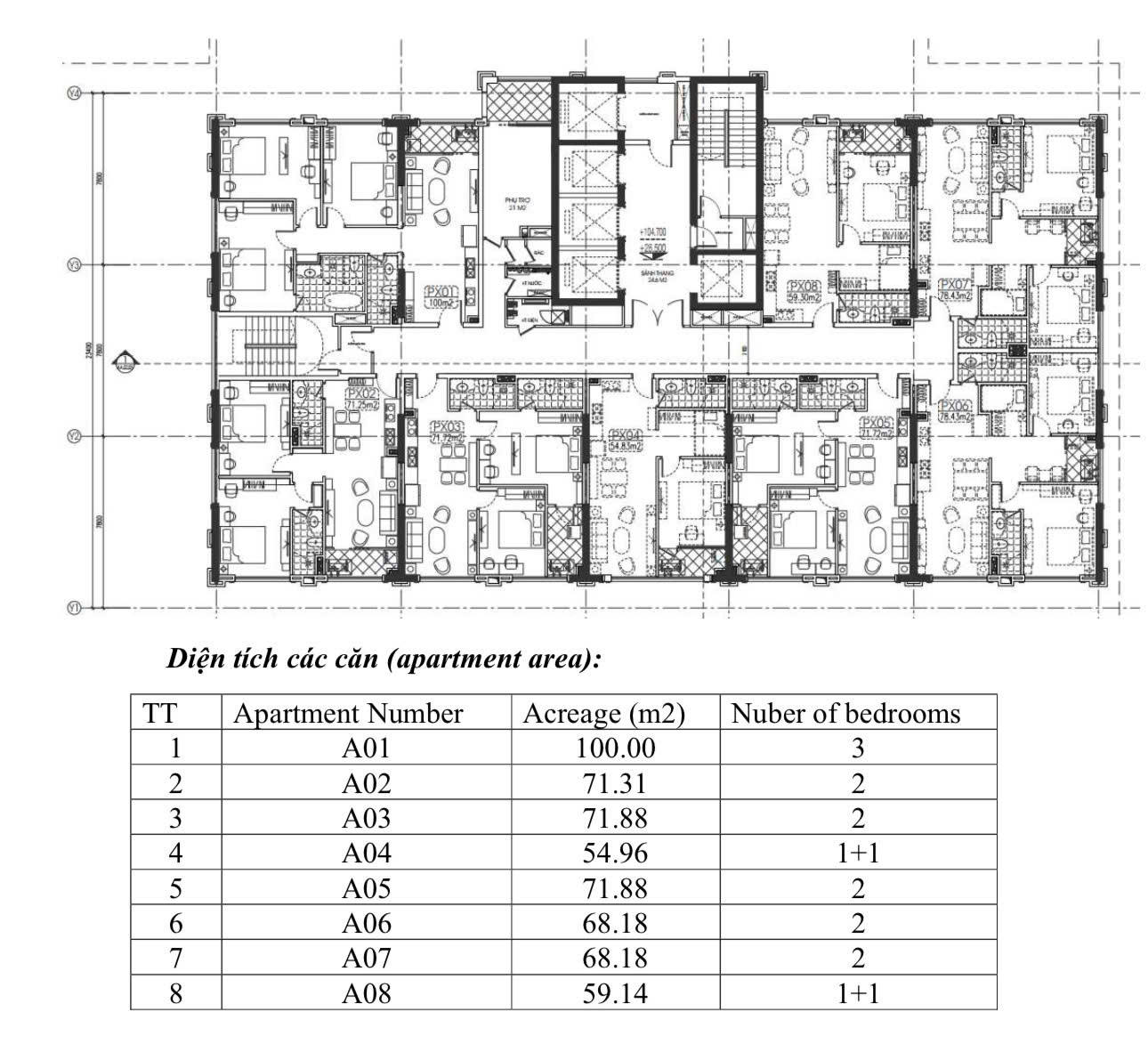 Mặt bằng tổng thể Dự án TIG Infinity