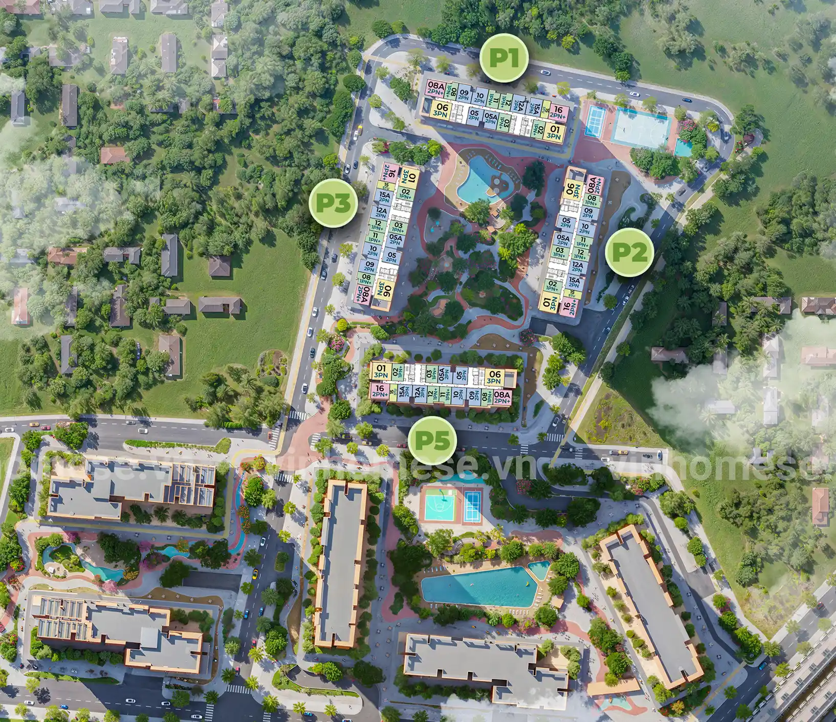 Phân khu The Parkland