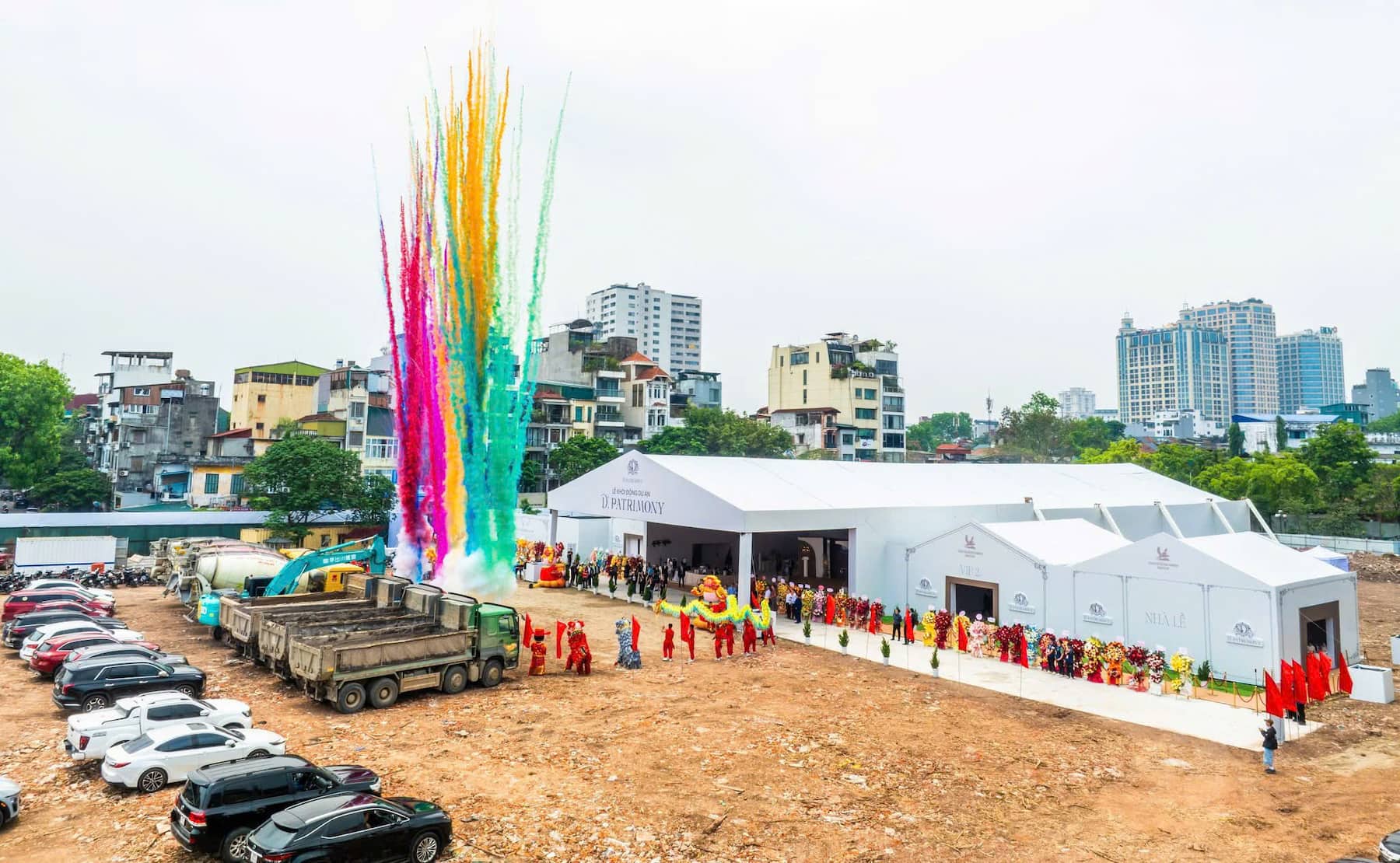 Toàn cảnh lễ khởi động dự án D’ Patrimony 94 Lò Đúc 
