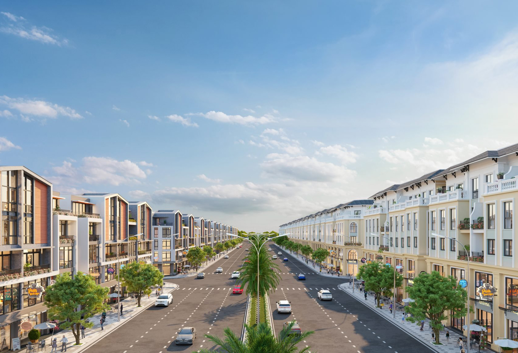 Thiết kế shophouse Vinhomes Hóc Môn