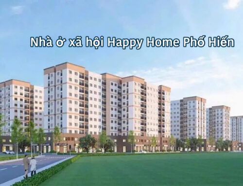 Mặt bằng thiết kế căn hộ dự án Happy Home Phố Hiến