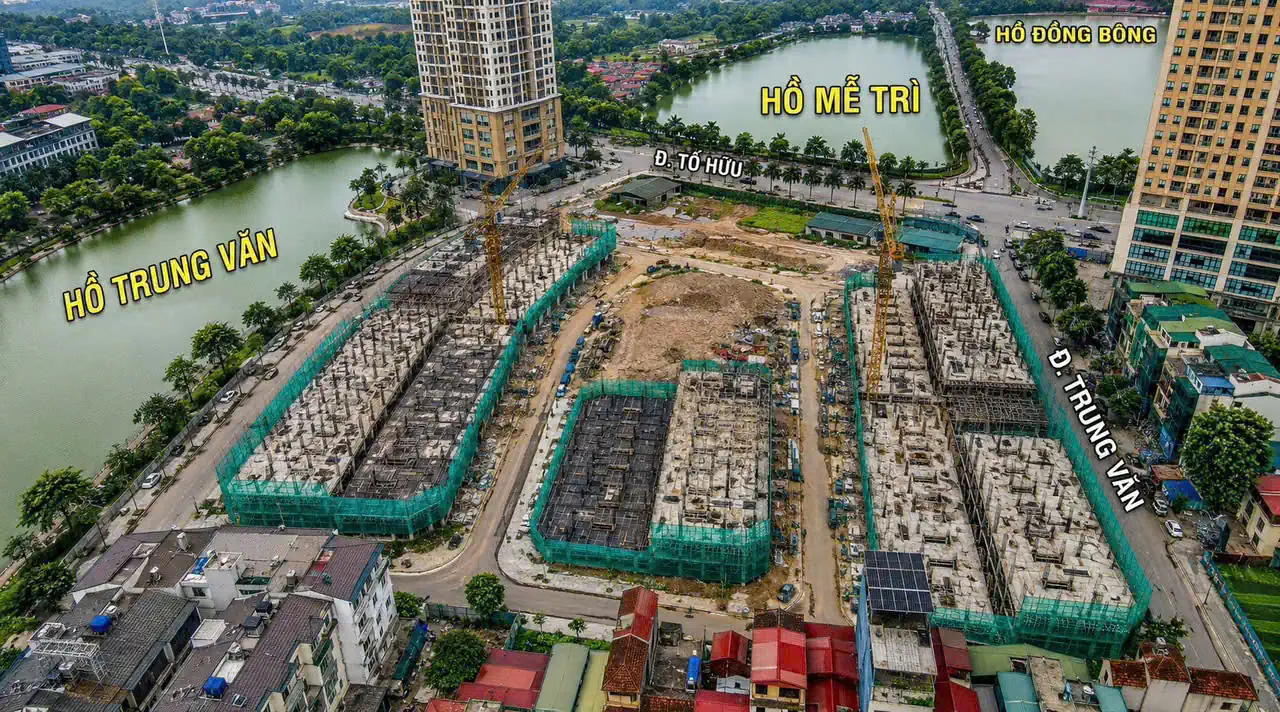 Tiến độ 112 căn liền kề shophouse Central Lakeside